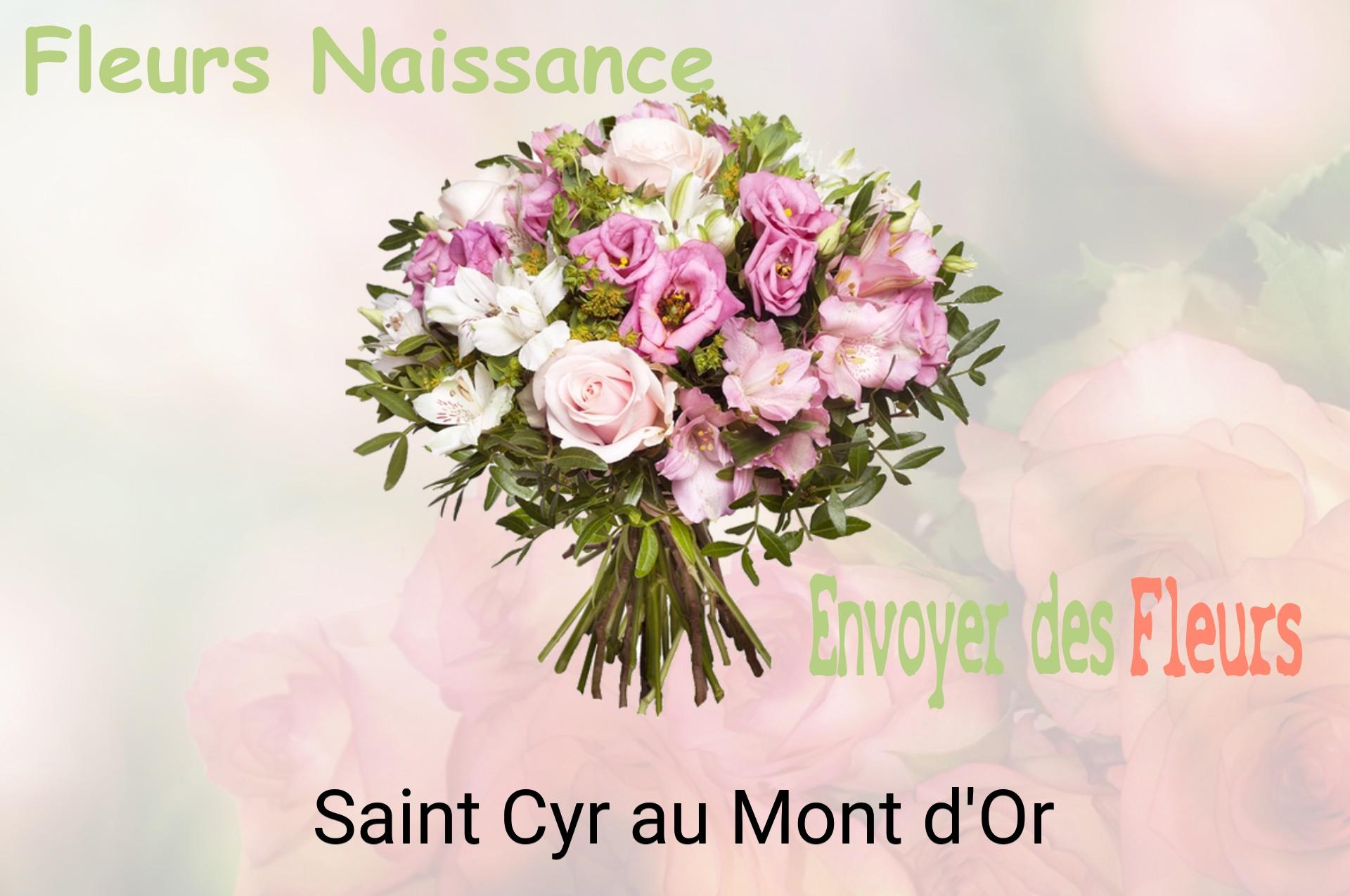 Bouquet de fleurs de naissance livré à Saint-Cyr-au-Mont-d'Or